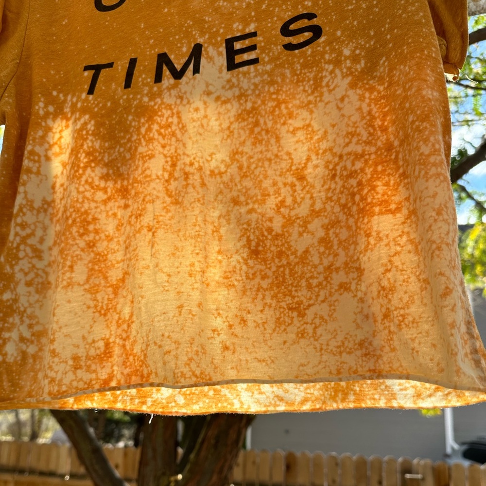 GOOD TIMES Next Level Bleached Deconstructed Tee T Shirt Short Sleeve medium - Picture 4 of 12